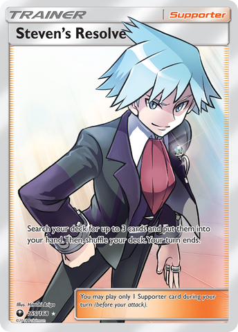 Steven's Resolve (165/168) [Sun & Moon: Celestial Storm] - Destination Retro