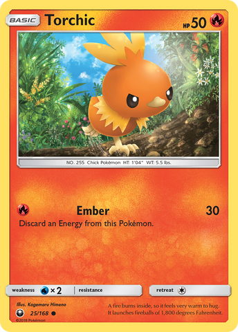 Torchic (25/168) [Sun & Moon: Celestial Storm] - Destination Retro