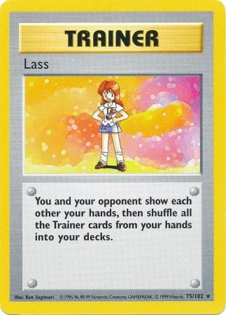 Lass (75/102) [Base Set Shadowless Unlimited] - Destination Retro