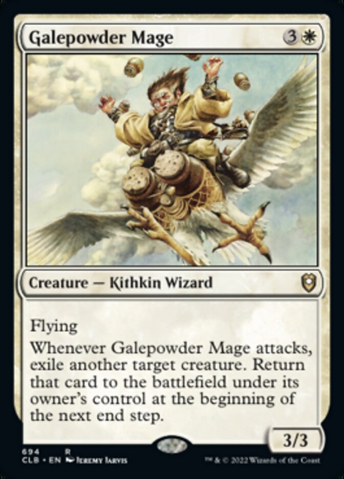 Galepowder Mage [Commander Legends: Battle for Baldur's Gate] - Destination Retro