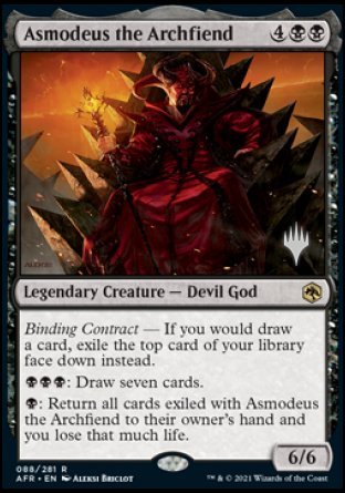 Asmodeus the Archfiend (Promo Pack) [Dungeons & Dragons: Adventures in the Forgotten Realms Promos] - Destination Retro