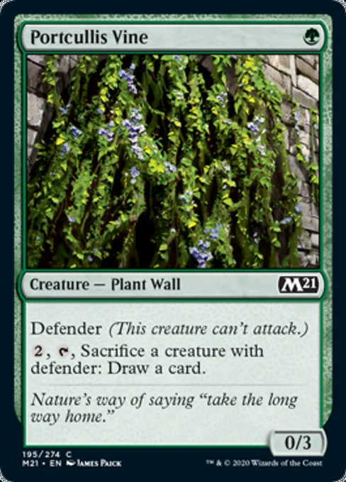Portcullis Vine [Core Set 2021] - Destination Retro