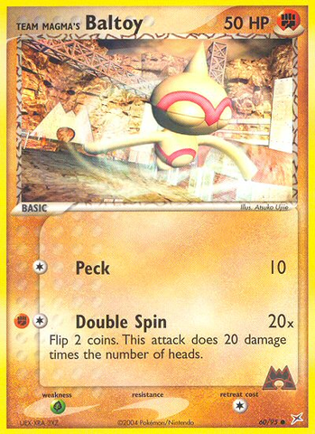 Team Magma's Baltoy (60/95) [EX: Team Magma vs Team Aqua] - Destination Retro