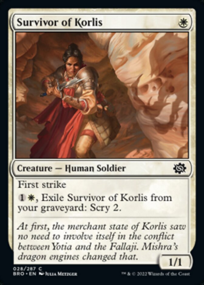 Survivor of Korlis [The Brothers' War] - Destination Retro
