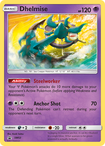 Dhelmise (SM53) [Sun & Moon: Black Star Promos] - Destination Retro