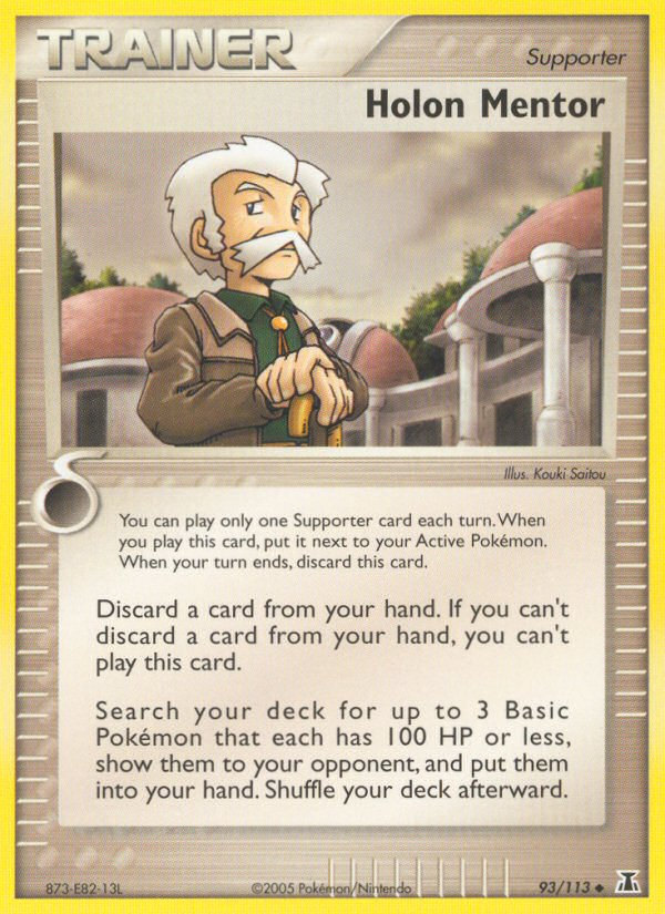 Holon Mentor (93/113) [EX: Delta Species] - Destination Retro