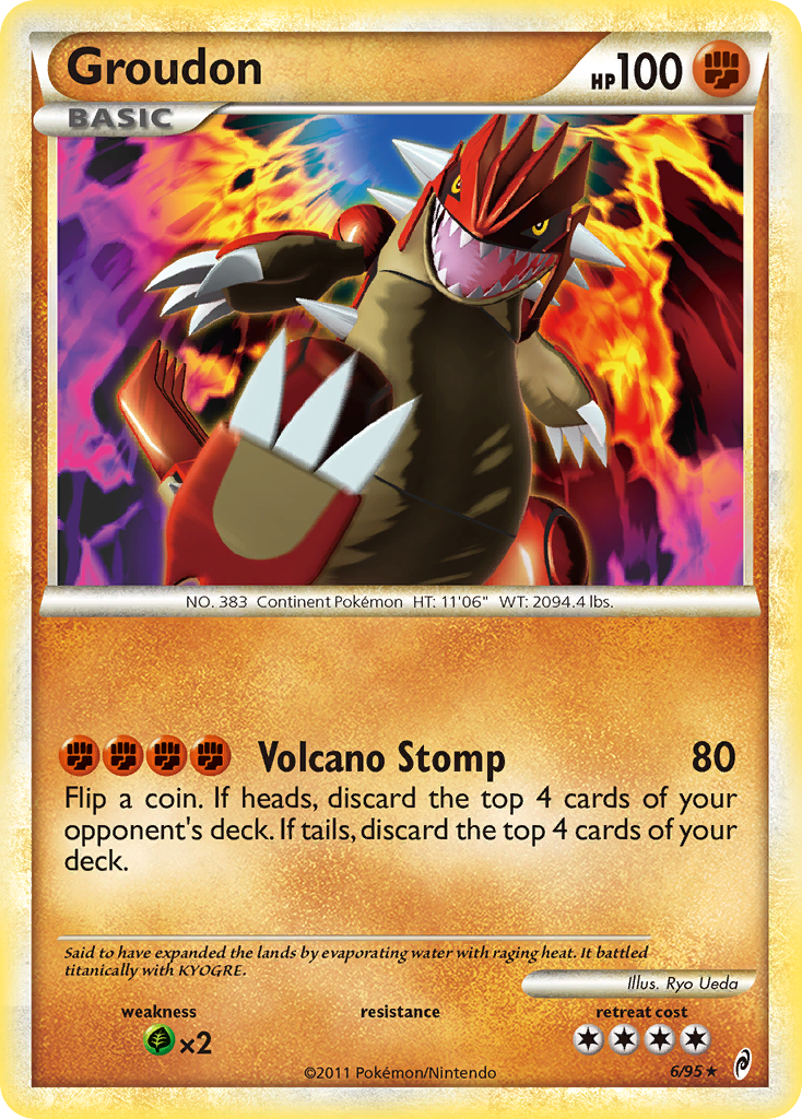Groudon (6/95) [Call of Legends] - Destination Retro