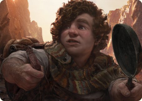 Sam, Loyal Attendant Art Card [The Lord of the Rings: Tales of Middle-earth Art Series] - Destination Retro