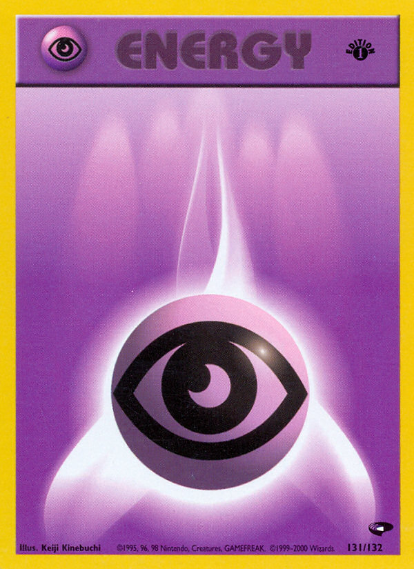 Psychic Energy (131/132) [Gym Challenge 1st Edition] - Destination Retro