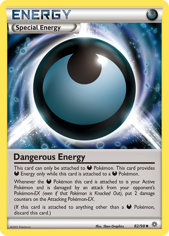 Dangerous Energy (82/98) [XY: Ancient Origins] - Destination Retro