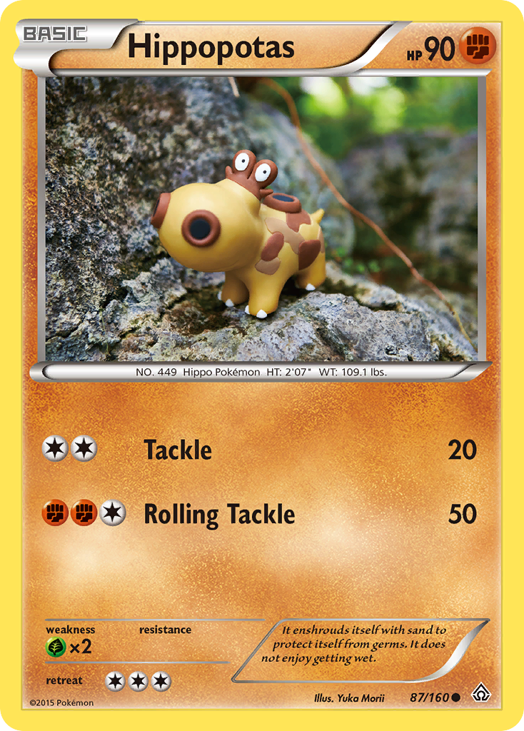 Hippopotas (87/160) [XY: Primal Clash] - Destination Retro