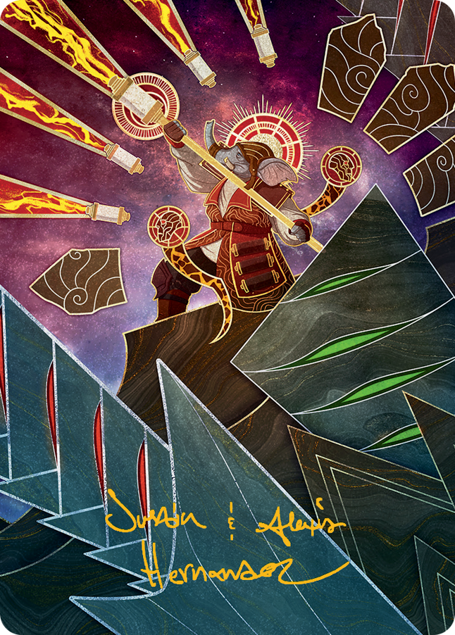 Quintorius, Loremaster Art Card (63) (Gold-Stamped Signature) [March of the Machine Art Series] - Destination Retro