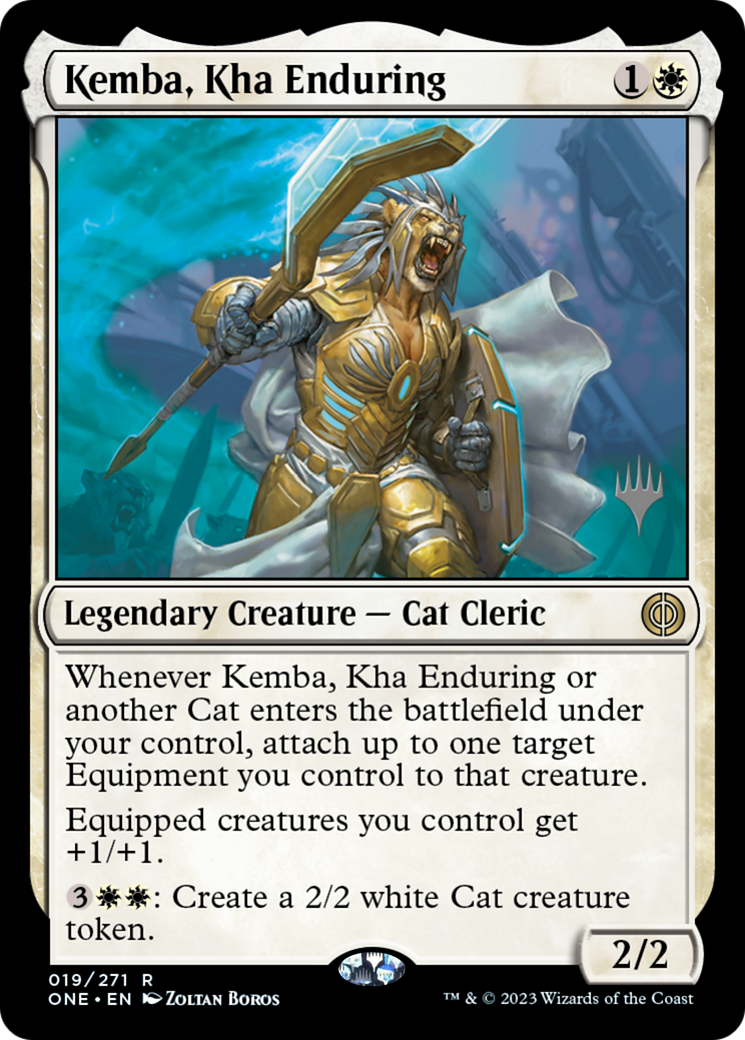 Kemba, Kha Enduring (Promo Pack) [Phyrexia: All Will Be One Promos] - Destination Retro