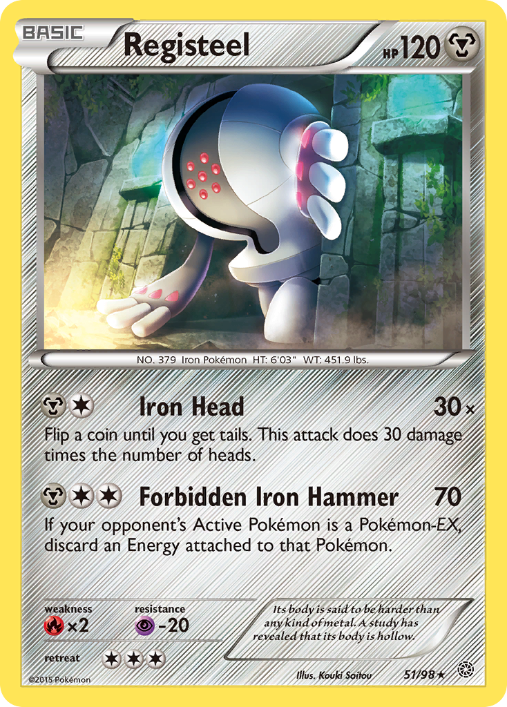 Registeel (51/98) [XY: Ancient Origins] - Destination Retro