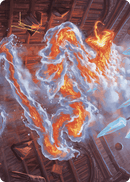 Scalding Viper Art Card (Gold-Stamped Signature) [Wilds of Eldraine Art Series] - Destination Retro
