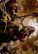 Gisa, Glorious Resurrector Art Card (Gold-Stamped Signature) [Innistrad: Midnight Hunt Art Series] - Destination Retro