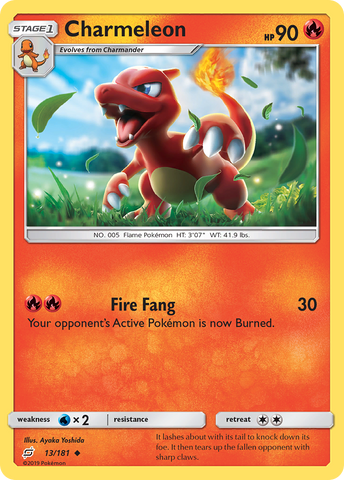 Charmeleon (13/181) [Sun & Moon: Team Up] - Destination Retro