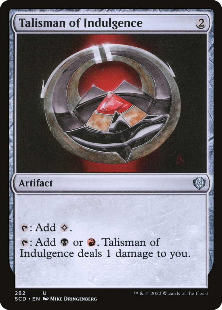 Talisman of Indulgence [Starter Commander Decks] - Destination Retro