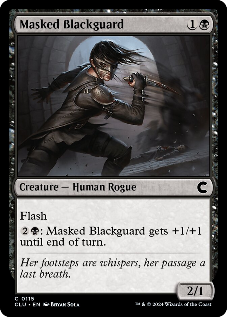 Masked Blackguard [Ravnica: Clue Edition] - Destination Retro