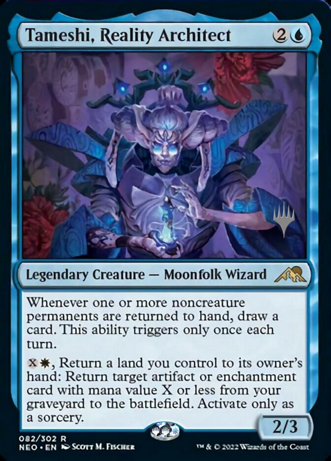 Tameshi, Reality Architect (Promo Pack) [Kamigawa: Neon Dynasty Promos] - Destination Retro