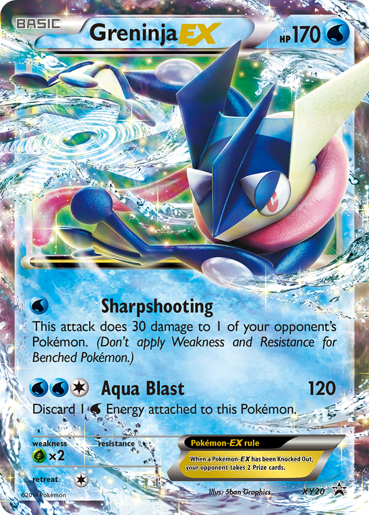 Greninja EX (XY20) [XY: Black Star Promos] - Destination Retro