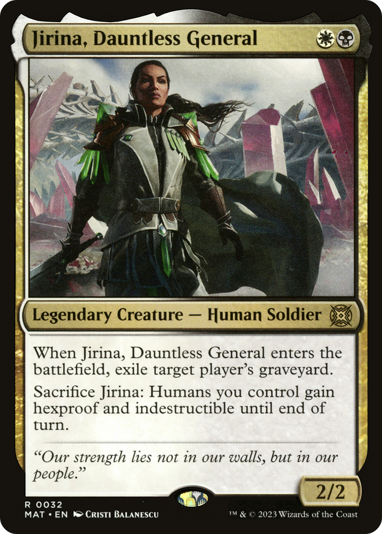 Jirina, Dauntless General [March of the Machine: The Aftermath] - Destination Retro