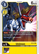 Unimon [ST3-07] [Starter Deck: Heaven's Yellow] - Destination Retro
