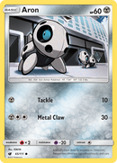 Aron (65/111) [Sun & Moon: Crimson Invasion] - Destination Retro