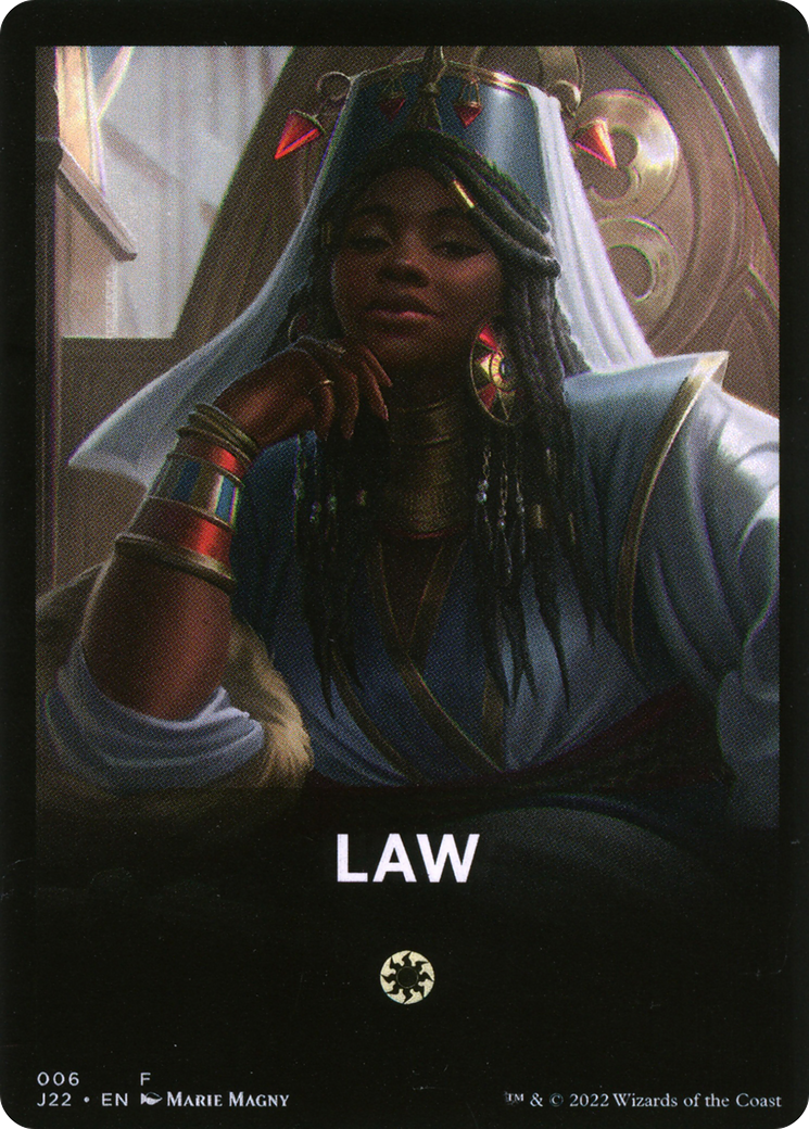 Law Theme Card [Jumpstart 2022 Front Cards] - Destination Retro