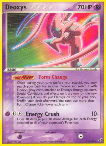 Deoxys (17/107) [EX: Deoxys] - Destination Retro