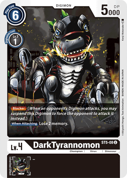 DarkTyrannomon [ST5-08] [Starter Deck: Machine Black] - Destination Retro