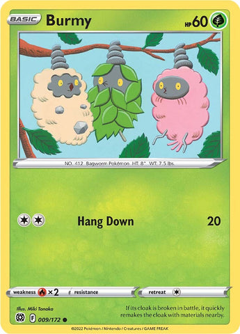 Burmy (009/172) [Sword & Shield: Brilliant Stars] - Destination Retro