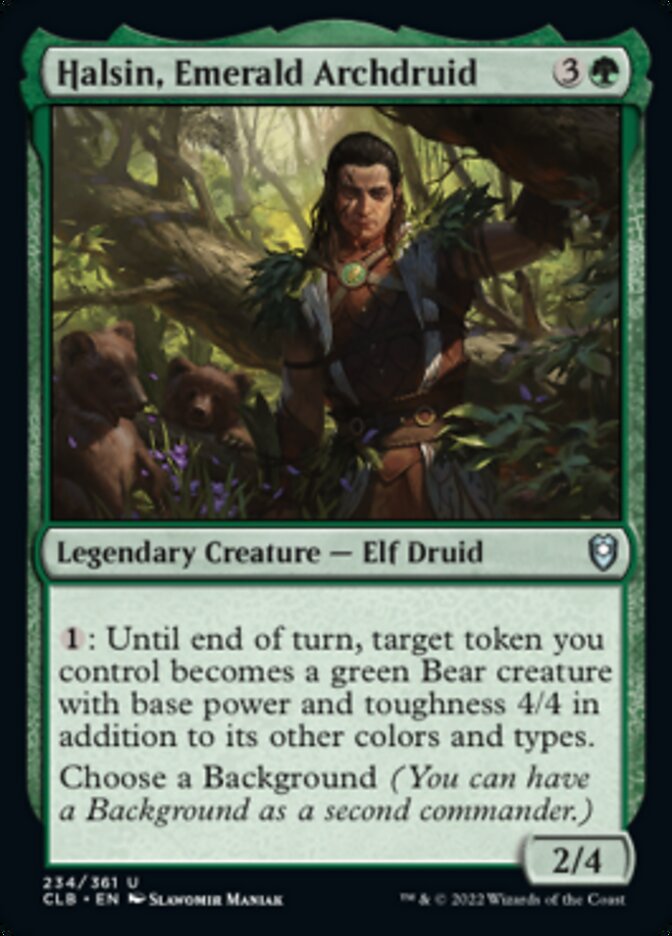 Halsin, Emerald Archdruid [Commander Legends: Battle for Baldur's Gate] - Destination Retro