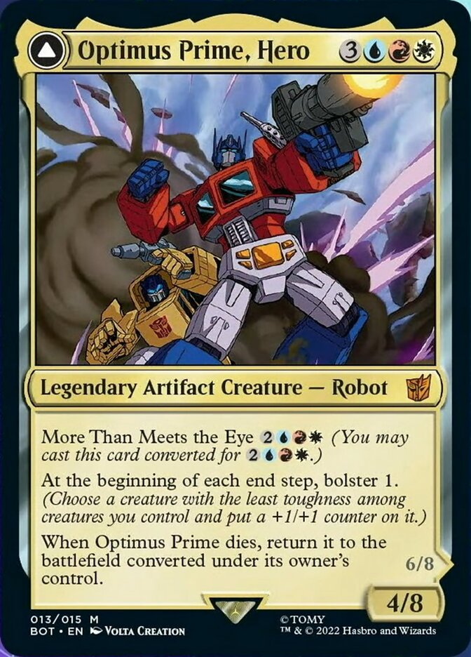 Optimus Prime, Hero // Optimus Prime, Autobot Leader [Universes Beyond: Transformers] - Destination Retro
