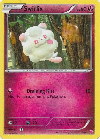 Swirlix (1/30) [XY: Trainer Kit - Bisharp & Wigglytuff] - Destination Retro