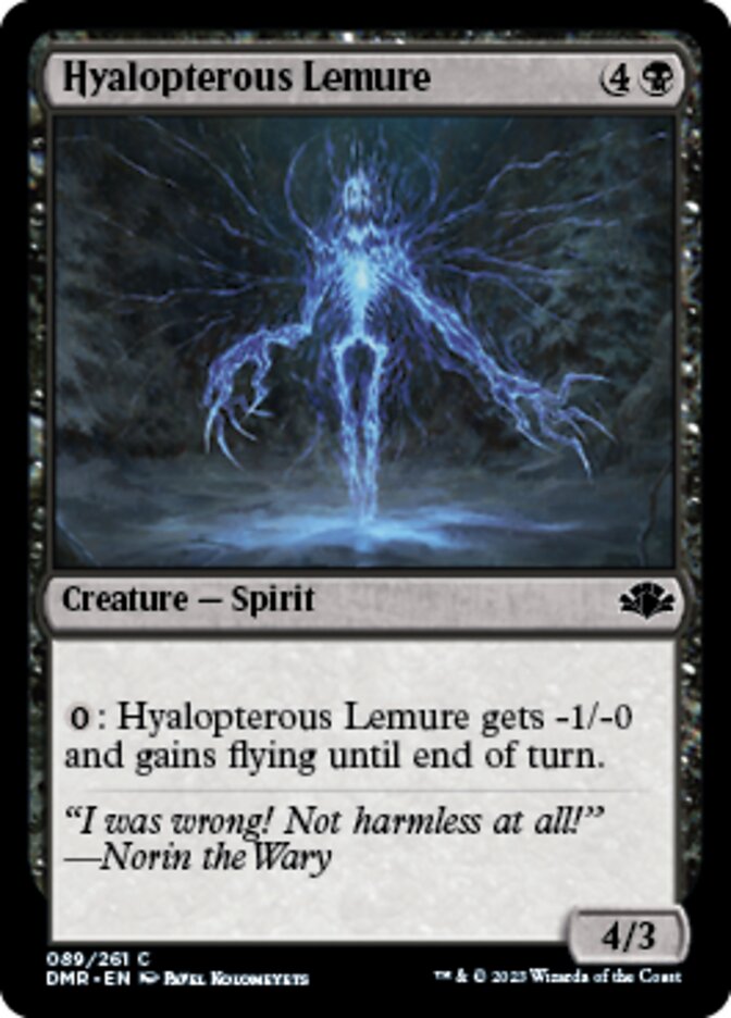 Hyalopterous Lemure [Dominaria Remastered] - Destination Retro