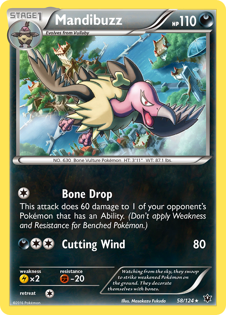 Mandibuzz (58/124) [XY: Fates Collide] - Destination Retro