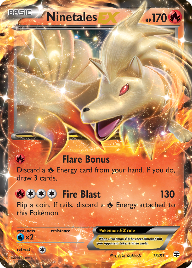 Ninetales EX (13/83) [XY: Generations] - Destination Retro