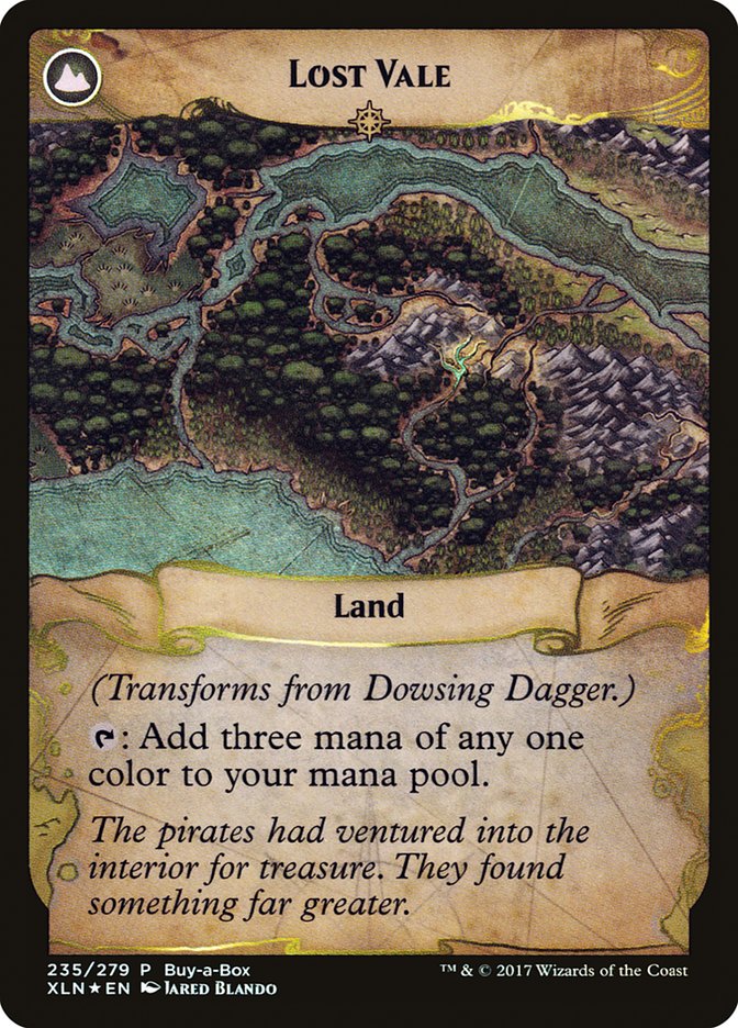 Dowsing Dagger // Lost Vale (Buy-A-Box) [Ixalan Treasure Chest] - Destination Retro