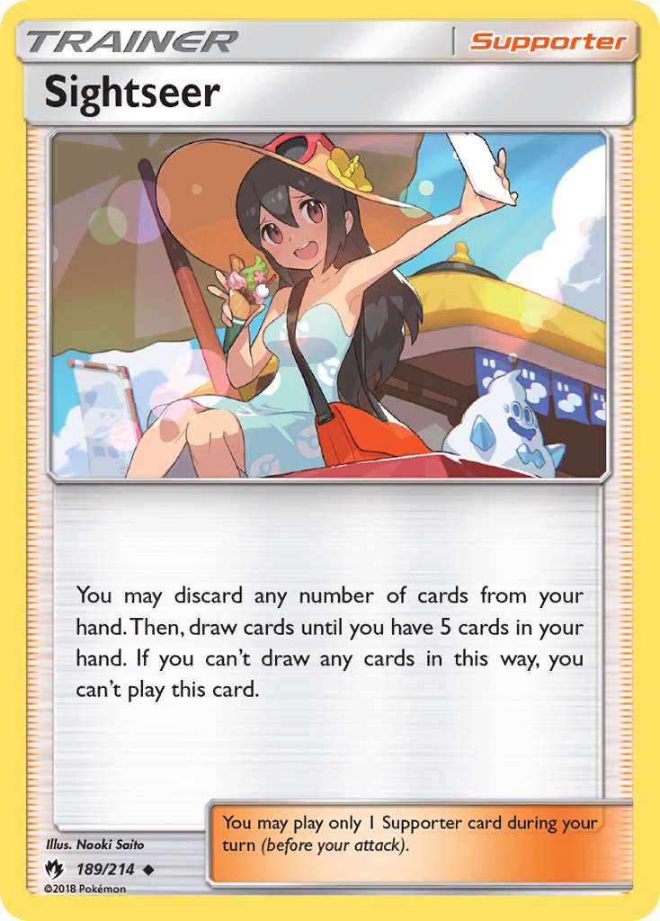 Sightseer (189/214) [Sun & Moon: Lost Thunder] - Destination Retro