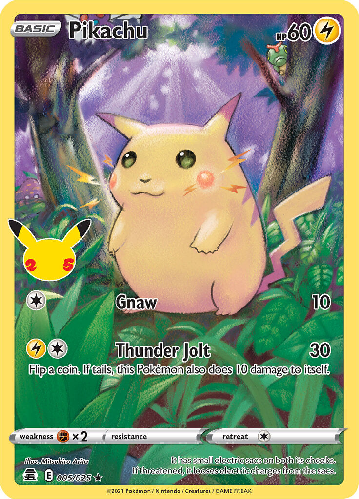 Pikachu (005/025) [Celebrations: 25th Anniversary] - Destination Retro