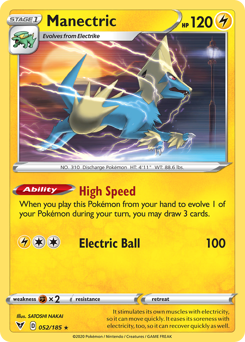 Manectric (52) [Sword & Shield: Vivid Voltage] - Destination Retro