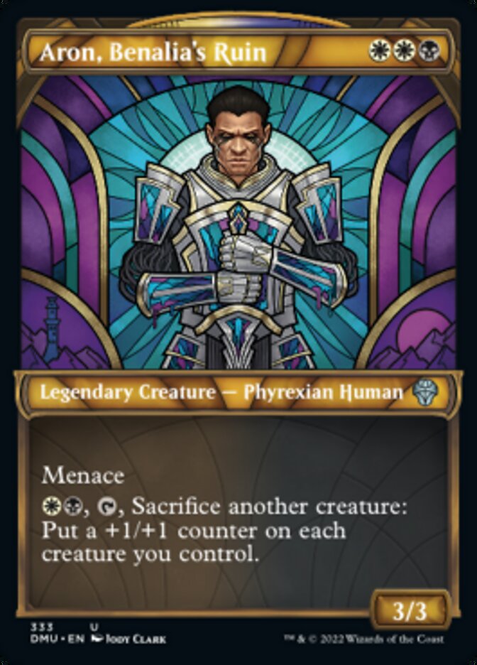 Aron, Benalia's Ruin (Showcase Textured) [Dominaria United] - Destination Retro