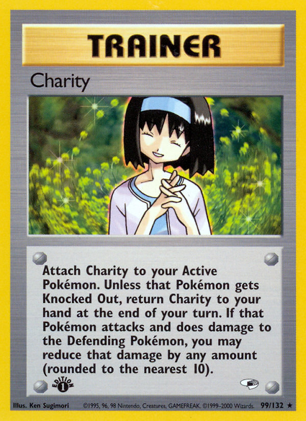 Charity (99/132) [Gym Heroes 1st Edition] - Destination Retro