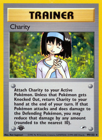 Charity (99/132) [Gym Heroes 1st Edition] - Destination Retro