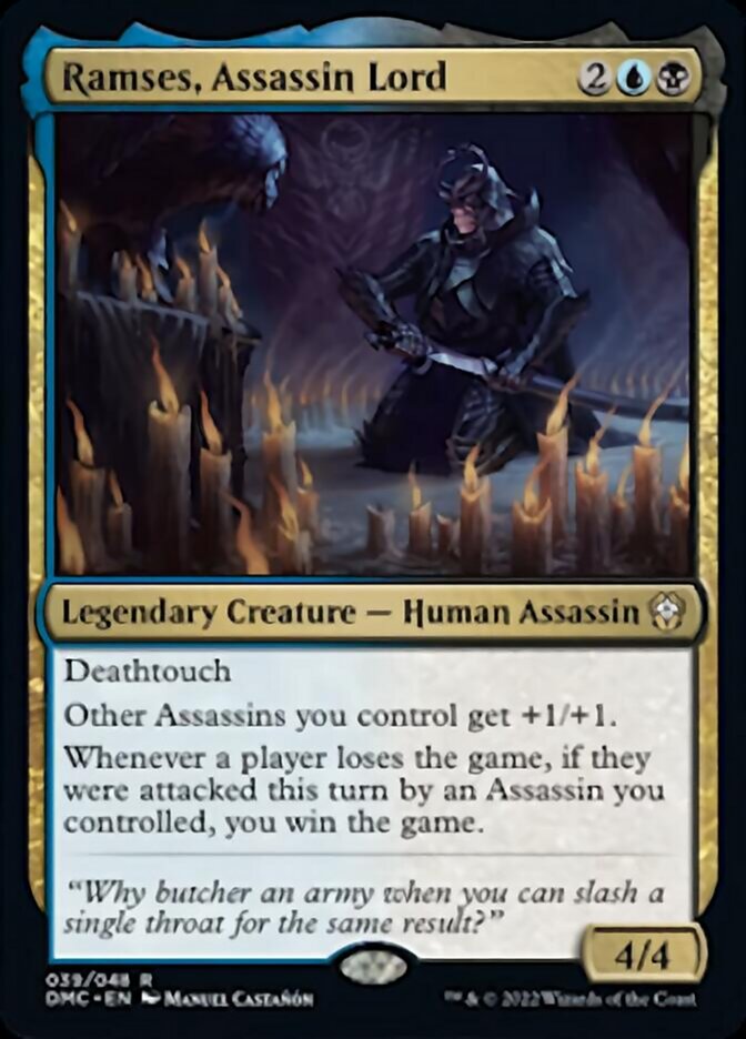 Ramses, Assassin Lord [Dominaria United Commander] - Destination Retro
