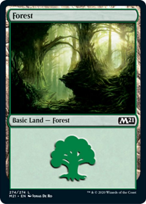 Forest (274) [Core Set 2021] - Destination Retro