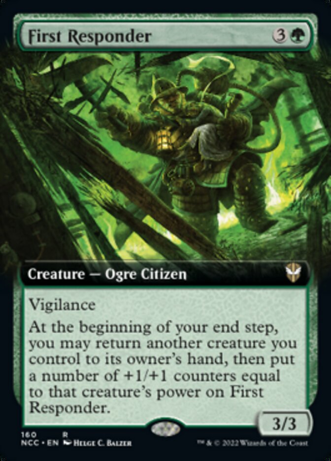 First Responder (Extended Art) [Streets of New Capenna Commander] - Destination Retro
