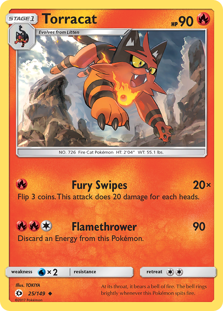 Torracat (25/149) [Sun & Moon: Base Set] - Destination Retro