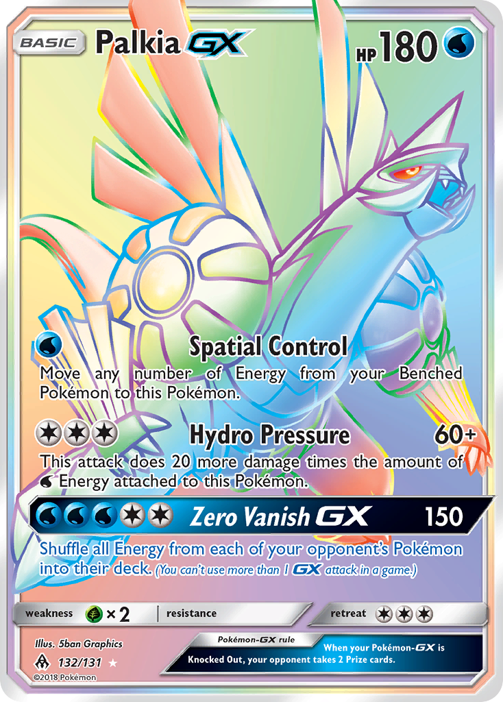 Palkia GX (132/131) [Sun & Moon: Forbidden Light] - Destination Retro